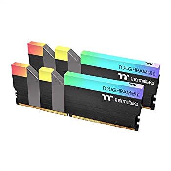 šۡ͢ʡ̤ѡThermaltake TOUGHRAM RGB 64GB (2x32GB) DDR4 3600MHz C18 1.35V DIMM ǥȥåץߥ󥰥 ֥å R009R432GX2-3600C16A