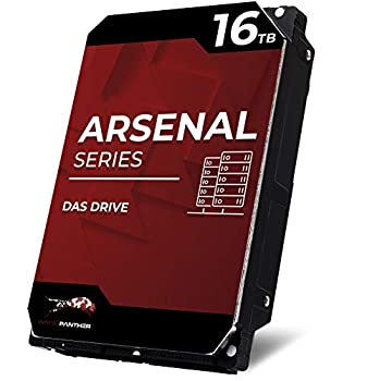 【中古】【輸入品・未使用】Water Panther WP Arsenal 16TB SATA 7200RPM 3.5インチ DASハードドライブ