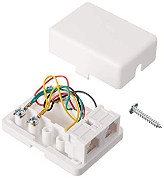 【中古】【輸入品・未使用】STEREN 電話ジャックウォールプレート ジャックボックス ウォールジャック 表面プレート 電話ボックス ジャックプレートスイッチ 電話ジャックウ