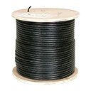 【中古】【輸入品・未使用】Vertical Cable Cat6、UTP、UVジャケット、アウトドア、CMX、メッセンジャー、1000フィート、ブラック、バルク...