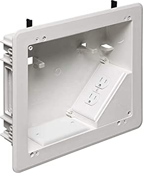 【中古】【輸入品・未使用】Arlington TVBU810-1 テレビボックス フランジ付き ホームシアター設置用 8 x 10 ホワイト 1パック