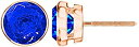 【中古】【輸入品・未使用】1?/ 2???10カラット合計重量サファイアスタッドイヤリングベゼルスクリューバック