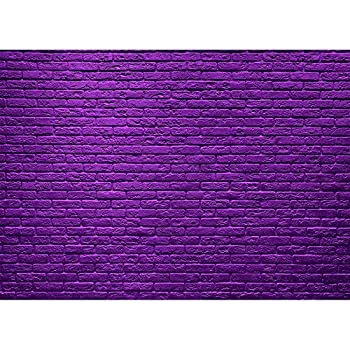 【中古】【輸入品・未使用】パープルレンガ壁背景 7x5 ハロウィン写真背景幕 ビニール写真背景 ディセ..