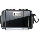 【中古】【輸入品・未使用】PELICAN ハードケース 1050 ブラック/クリア N 0.7L 1050-025-100