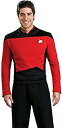 【中古】【輸入品・未使用】TNG スタートレック 赤シャツ デラックス 大人用 コスチューム♪ハロウィン♪サイズ:Large