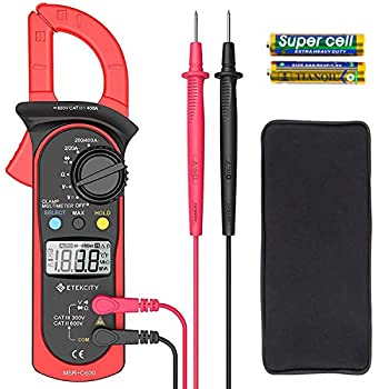 【中古】【輸入品 未使用】Etekcity Digital Clamp Meter Multimeter AC Current and AC/DC Voltage Tester with Amp, Volt, Ohm, Continuity, Diode and Resistance Test,