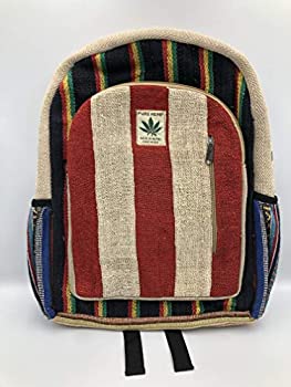 【中古】【輸入品・未使用】Himalayan Group ノートパソコン用バックパック すべて天然 ハンドメイド マルチポケット 純粋な麻 #2