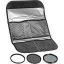 【中古】【輸入品・未使用】Hoya 3デジタルスリムフィルタセットII (HMC UV/Circular Polarizer / nd8?) withポーチ 5...