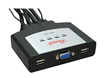 【中古】【輸入品・未使用】Rosewill RKV-4UC - KVM switch - USB - 4 x KVM port(s) - desktop