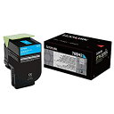 【中古】【輸入品・未使用】Lexmark 700H2 - High Yield - cyan - original - toner cartridge LCCP...