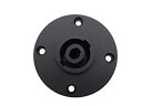 【中古】【輸入品・未使用】10個互換性Speakon 4極メスジャックオーディオケーブルコネクタラウンドブラックカラーsl5289?Skywalking