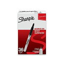 【中古】【輸入品・未使用】Sharpie (シャーピー) ノック式 油性マーカー 細字