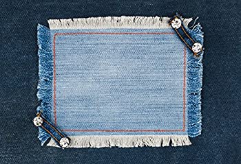 【中古】【輸入品・未使用】Yeele 7?x 5ft Blue Jeanバックドロップパッチファッションカウボーイスタイルホーム写真背景バナーパーティー子供男の子ベビーPortrait写真ブ