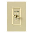 【中古】【輸入品・未使用】Lutron Electronics s2-lfsqh-iv Single Pole静かライトとファンコントロール、1.5-amp、アイボリー