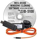 【中古】【輸入品・未使用】WCSD5100-USB-データプログラミングキット プログラミングソフトウェアとUSB-RTS05データケーブル Icom ID-5...