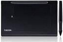 【中古】【輸入品・未使用】Turcom Graphics タブレット 描画タッチペン WindowsとMac用 - 5.5 x 4インチ ブラック表面エリア 子...