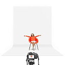 【中古】【輸入品・未使用】Julius Studio 10 x 20フィート ホワイト クロマキー 写真 ビデオ スタジオ ファブリック バックドロップ 背景 スクリーン ピュアホワイト モス