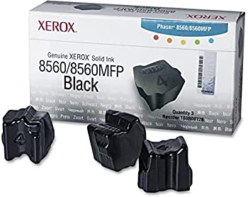 【中古】【輸入品・未使用】XEROX PHASER 8560 SLD INK STICK BLK 3PK