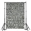 【中古】【輸入品・未使用】ビニールバックドロップYeeleレンガ壁写真プロップのBackdrops Studio写真背景 5ft×7ft