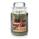 【中古】【輸入品・未使用】Yankee Candle オータムロッジ ラージジャーキャンドル