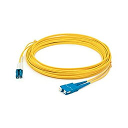 【中古】【輸入品・未使用】AddOn 25m LC to SC OS1 Yellow Patch Cable - Patch cable - LC/UPC single mode (M) to SC/UPC single mode (M) - 82 ft - fiber optic - 9 /