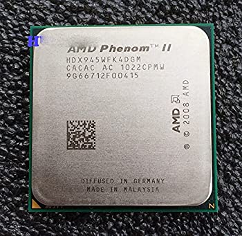 【中古】【輸入品 未使用】AMD Phenom II X4 945 Deneb 3 GHz クアッドコア CPU プロセッサー HDX945WFK4DGM ソケット AM3 95W