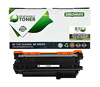 Renewable Toner 互換トナーカートリッジ 交換用 HP 507A CE400A M570 M575 M55 (ブラック, 1パック)