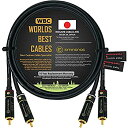 【中古】【輸入品・未使用】5足???指向性クアッド高品位オーディオ相互接続ケーブルペアカスタムMade by Worlds Bestケーブル???を使用Moga...