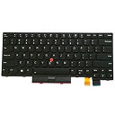 【中古】【輸入品・未使用】AUTENS US レイアウト 交換用キーボード Lenovo ThinkPad T470 T480 ノートパソコン用 (T470s ...