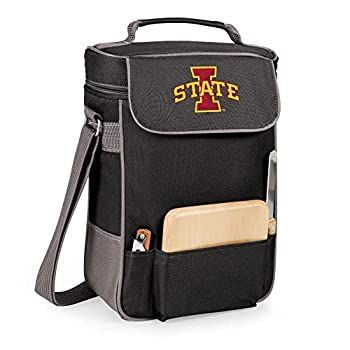 【中古】【輸入品 未使用】(Approximately 30cm x 17cm x 42cm, Black/Grey) - Picnic Time - 623-04-175-234 - Iowa State Printed Duet Tote Black