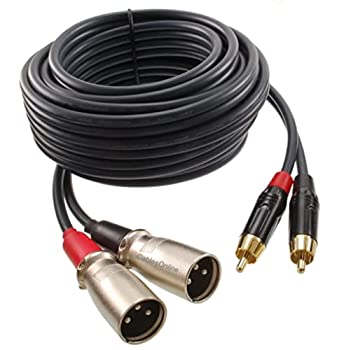 šۡ͢ʡ̤ѡCablesOnline 25ե ǥ奢XLR 3C - 2-RCA ץǥ졼 ƥ쥪ǥ֥ XR-A225B