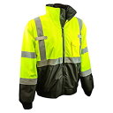 【中古】【輸入品・未使用】Radians SJ110B L - Large Class 3 2in1 High Visibility Bomber Safety...