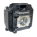 【中古】【輸入品・未使用】Mogobe ELPLP60交換用プロジェクターランプ ハウジング付き BrightLink 425WI H383A H387A EB...