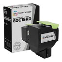 【中古】【輸入品・未使用】LD 再生トナーカートリッジ Lexmark 801SK 80C1SK0用 (ブラック)