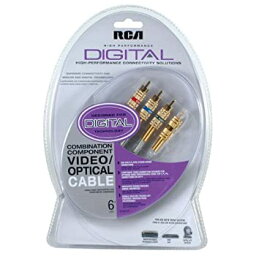 【中古】【輸入品・未使用】RCA dt6chpデジタル組み合わせコンポーネントビデオ&光学式ケーブル( 6?ft )メーカー生産終了