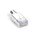 【中古】【輸入品・未使用】SHIELDED CAT6 EZ-RJ45 MODULAR PLUGS, 25-PACK