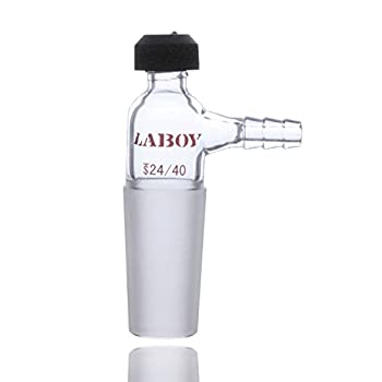 【中古】【輸入品・未使用】Laboy ガラス注入口温度計アダプター 24/40 サイドホース接続 実験室用ガラス製品