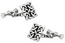 yÁzyAiEgpzCuff - Daddy 925?Sterling Silver Celtic Cufflinks Withv[e[V{bNX