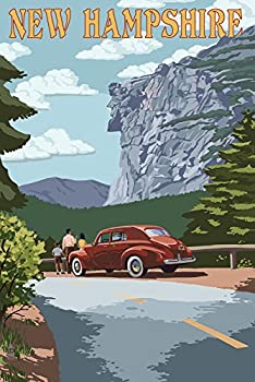 šۡ͢ʡ̤ѡNew Hampshire, Old Man of the Mountain and Roadway 42789 ...