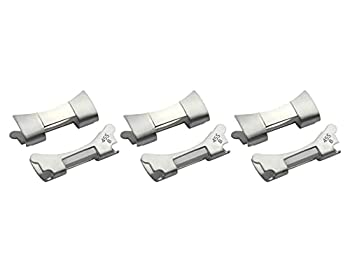 【中古】【輸入品・未使用】3セットエンドリンクPiece 455b for Oyster時計バンド2