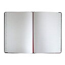 yÁzyAiEgpzRecord/Account Book, Black/Red Cover, 300 Pages, 14 1/8 x 8 5/8 (sAi)