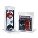 【中古】【輸入品・未使用】NFL ゴルフボール3個/ティー50本パック