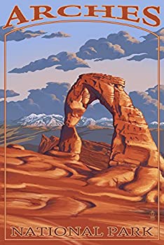 【中古】【輸入品・未使用】アーチーズ国立公園、ユタ州???Delicate Arch 24 x 36 Giclee Print LANT-23892-24x36