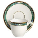【中古】【輸入品・未使用】Lenox ロイヤルケリー デミタス カップとソーサーセット ブルー(3)