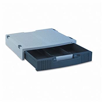 【中古】【輸入品・未使用】Innovera : ベーシックLCDモニタースタンド 幅15 x 奥行き11 x 高さ3 ライトグレー/チャコール - - - - - 1個2パックで販売 - / - 合計2個