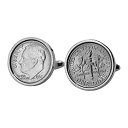【中古】【輸入品・未使用】第54回誕生日ギフト???純正1963?US Dime Coin Cufflinks