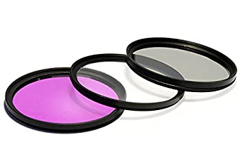 楽天スカイマーケットプラス【中古】【輸入品・未使用】UVウルトラバイオレット+ CPL Circular Polarizer + FLD蛍光フィルターキットfor Panasonic Lumix G Vario 45???150?mm F / 4.0???5.6?A