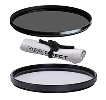 For Special Effects - 【中古】【輸入品・未使用】Vivitar High Grade 67?mm UV (スカイライト1?A) フィルタ、Vivitar High Grade 67?mm円形偏光フィルタ、& NWV Directマイクロファイバークリ