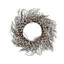【中古】【輸入品・未使用】CWIギフトPIP Berry Twig Wreath、22インチ、アイボリー/バニラ