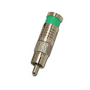 【中古】【輸入品・未使用】EclipseツールRCAコネクタ???rg6-u???グリーン???20?pk(2)